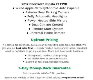 2017 Chevrolet Impala 4dr Sdn LT w/1LT