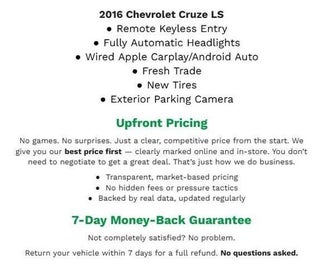 2016 Chevrolet Cruze 4dr Sdn Auto LS