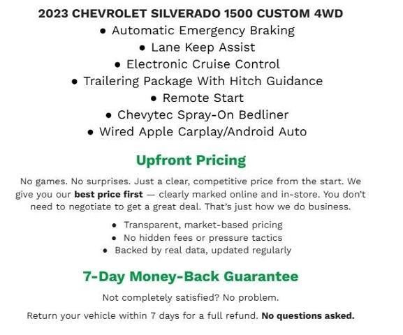 2023 Chevrolet Silverado 1500 4WD Crew Cab 147 Custom