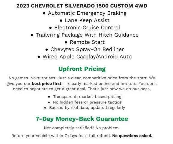 2023 Chevrolet Silverado 1500 4WD Crew Cab 147 Custom