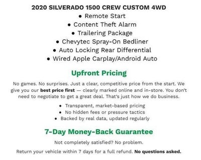 2020 Chevrolet Silverado 1500 4WD Crew Cab 147 Custom