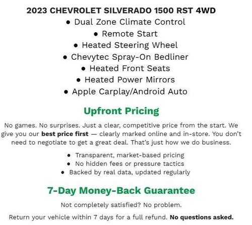 2023 Chevrolet Silverado 1500 4WD Double Cab 147 RST