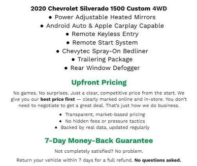 2020 Chevrolet Silverado 1500 4WD Double Cab 147 Custom