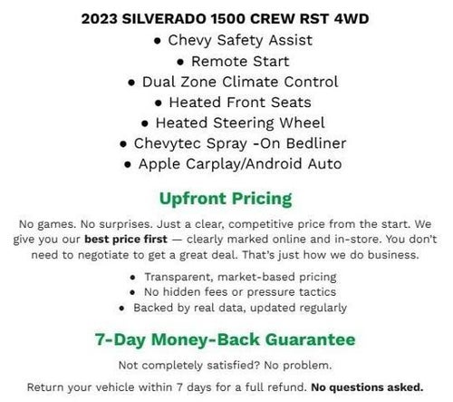 2023 Chevrolet Silverado 1500 4WD Crew Cab 147 RST