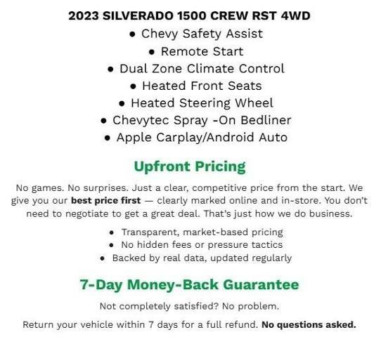 2023 Chevrolet Silverado 1500 4WD Crew Cab 147 RST