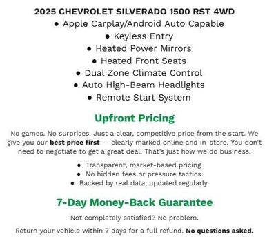 2025 Chevrolet Silverado 1500 4WD Crew Cab 147 RST