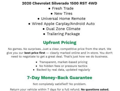 2020 Chevrolet Silverado 1500 4WD Crew Cab 147 RST