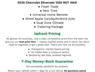 2020 Chevrolet Silverado 1500 4WD Crew Cab 147 RST