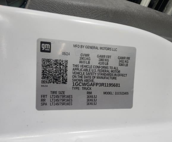 2024 Chevrolet Express Cargo 2500 RWD 2500 135 **CRUISE CONTROL**POWER WINDOWS**REAR PARKING CAMERA**