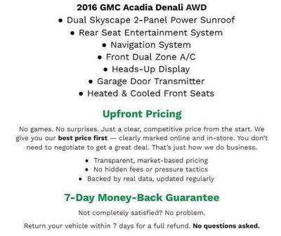 2016 GMC Acadia AWD 4dr Denali