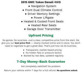 2015 GMC Yukon 4WD 4dr Denali