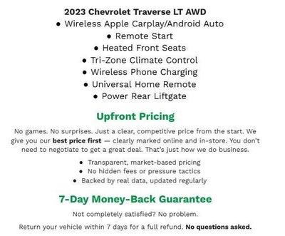 2023 Chevrolet Traverse AWD 4dr LT Cloth w/1LT