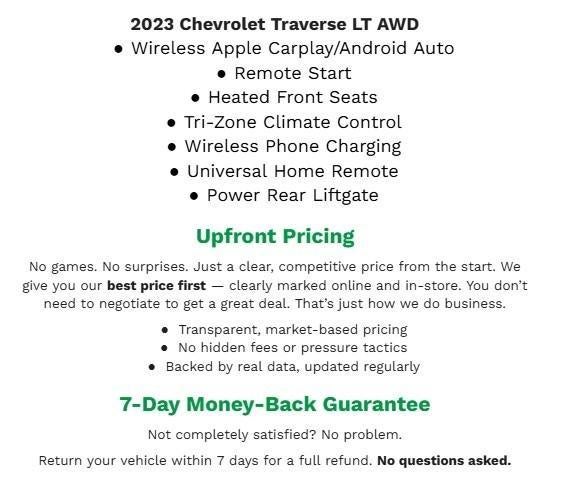2023 Chevrolet Traverse AWD 4dr LT Cloth w/1LT