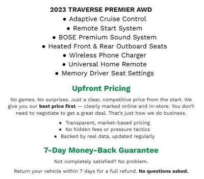 2023 Chevrolet Traverse AWD 4dr Premier
