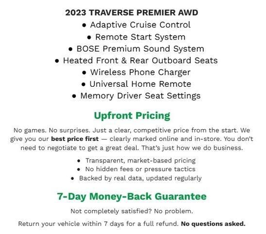 2023 Chevrolet Traverse AWD 4dr Premier