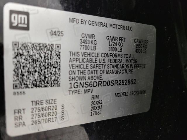 2025 Chevrolet Suburban 4WD 4dr Z71