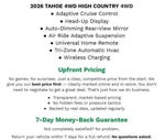 2026 Chevrolet Tahoe 4WD 4dr High Country