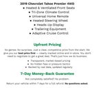 2019 Chevrolet Tahoe 4WD 4DR PREMIER **ADAPTIVE CRUISE CONTROL**HEADS-UP DISPLAY**TRI-ZONE HEATING AND COOLING**