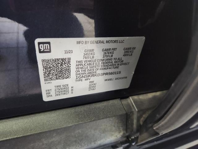 2023 Chevrolet Tahoe 4WD 4DR RST **WIRELESS CHARGING PAD**DRIVER MEMORY SETTINGS**REAR SEAT MEDIA**