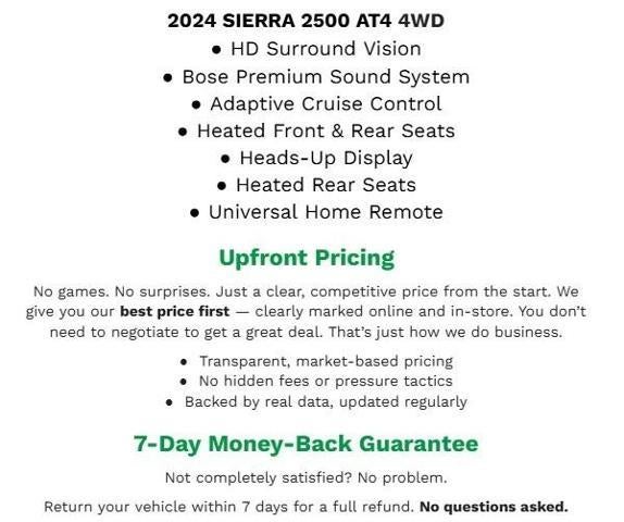 2024 GMC Sierra 2500 HD 4WD Crew Cab 159 AT4