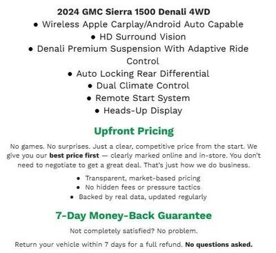 2024 GMC Sierra 1500 4WD Crew Cab 147 Denali