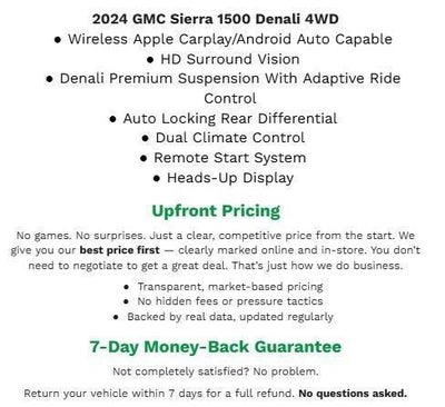 2024 GMC Sierra 1500 4WD Crew Cab 147 Denali