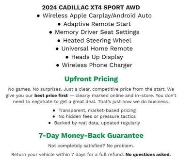 2024 Cadillac XT4 AWD 4dr Sport