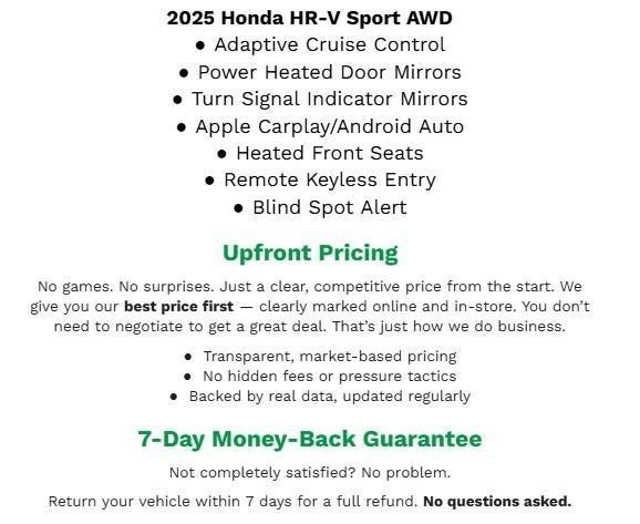 2025 Honda HR-V Sport AWD CVT