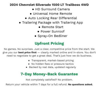 2024 Chevrolet Silverado 1500 4WD CREW CAB 147 LT TRAIL BOSS