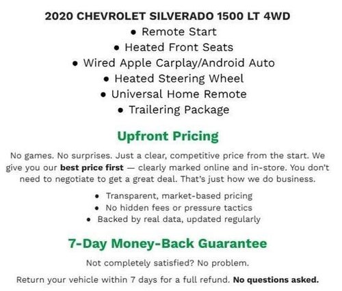 2020 Chevrolet Silverado 1500 4WD Crew Cab 147 LT