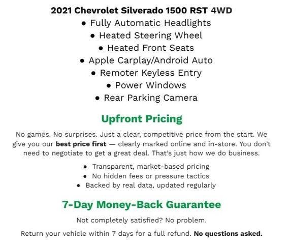 2021 Chevrolet Silverado 1500 4WD Crew Cab 147 RST