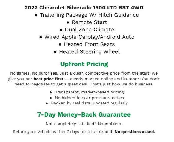2022 Chevrolet Silverado 1500 LTD 4WD Crew Cab 147 RST