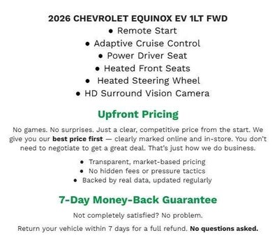 2026 Chevrolet Equinox EV 4dr LT1 w/PCY