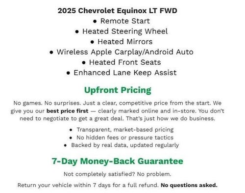2025 Chevrolet Equinox FWD 4dr LT w/1LT