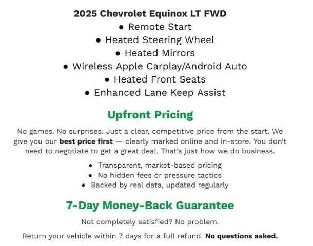 2025 Chevrolet Equinox FWD 4dr LT w/1LT