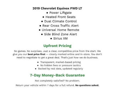 2019 Chevrolet Equinox FWD 4DR LT W/1LT **POWER TAILGATE**HEATED FRONT SEATS**UNIVERSAL HOME REMOTE**