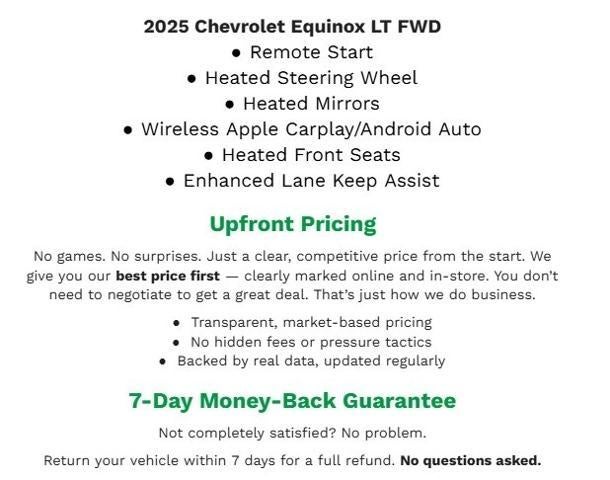 2025 Chevrolet Equinox AWD 4dr LT w/2LT