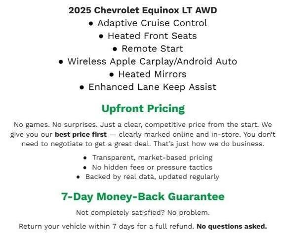 2025 Chevrolet Equinox AWD 4dr LT w/2LT