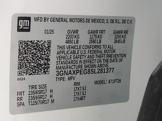 2025 Chevrolet Equinox AWD 4dr LT w/2LT