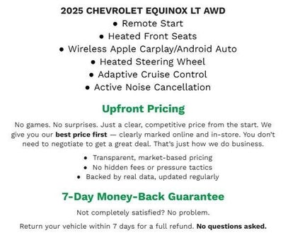 2025 Chevrolet Equinox AWD 4dr LT w/2LT