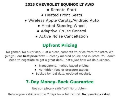 2025 Chevrolet Equinox AWD 4dr LT w/2LT