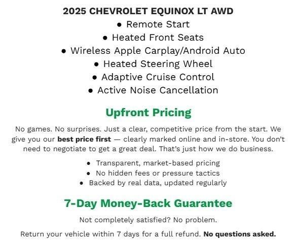 2025 Chevrolet Equinox AWD 4dr LT w/2LT