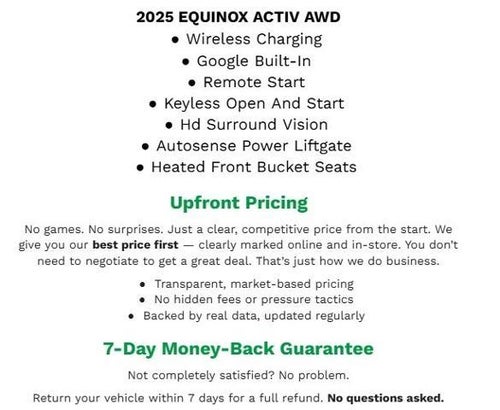 2025 Chevrolet Equinox AWD 4dr ACTIV w/KDZ