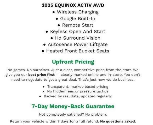 2025 Chevrolet Equinox AWD 4dr ACTIV w/KDZ