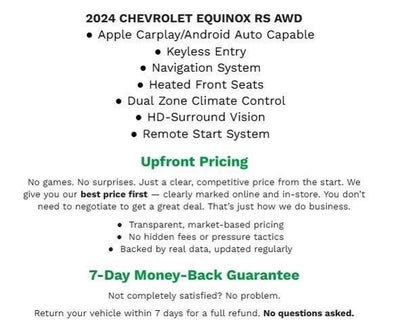 2024 Chevrolet Equinox AWD 4dr RS