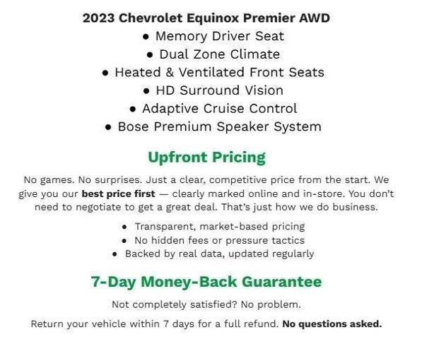 2023 Chevrolet Equinox AWD 4dr Premier