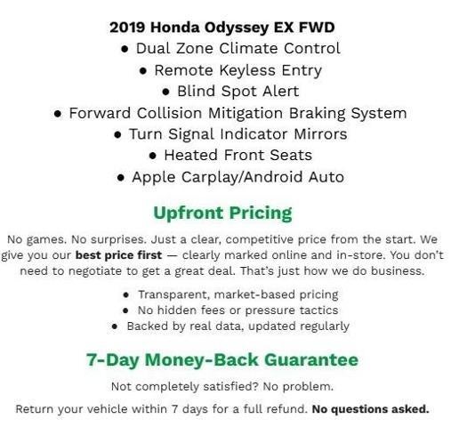 2019 Honda Odyssey EX Auto