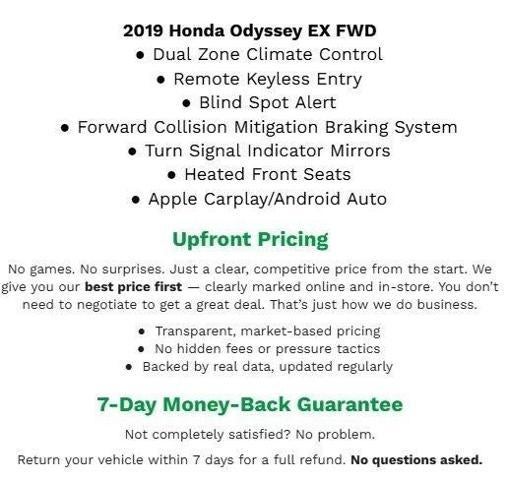 2019 Honda Odyssey EX Auto