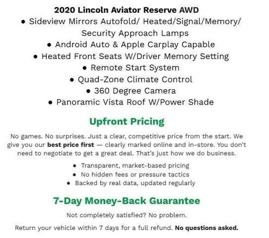 2020 Lincoln Aviator Reserve AWD