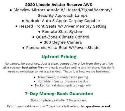 2020 Lincoln Aviator Reserve AWD
